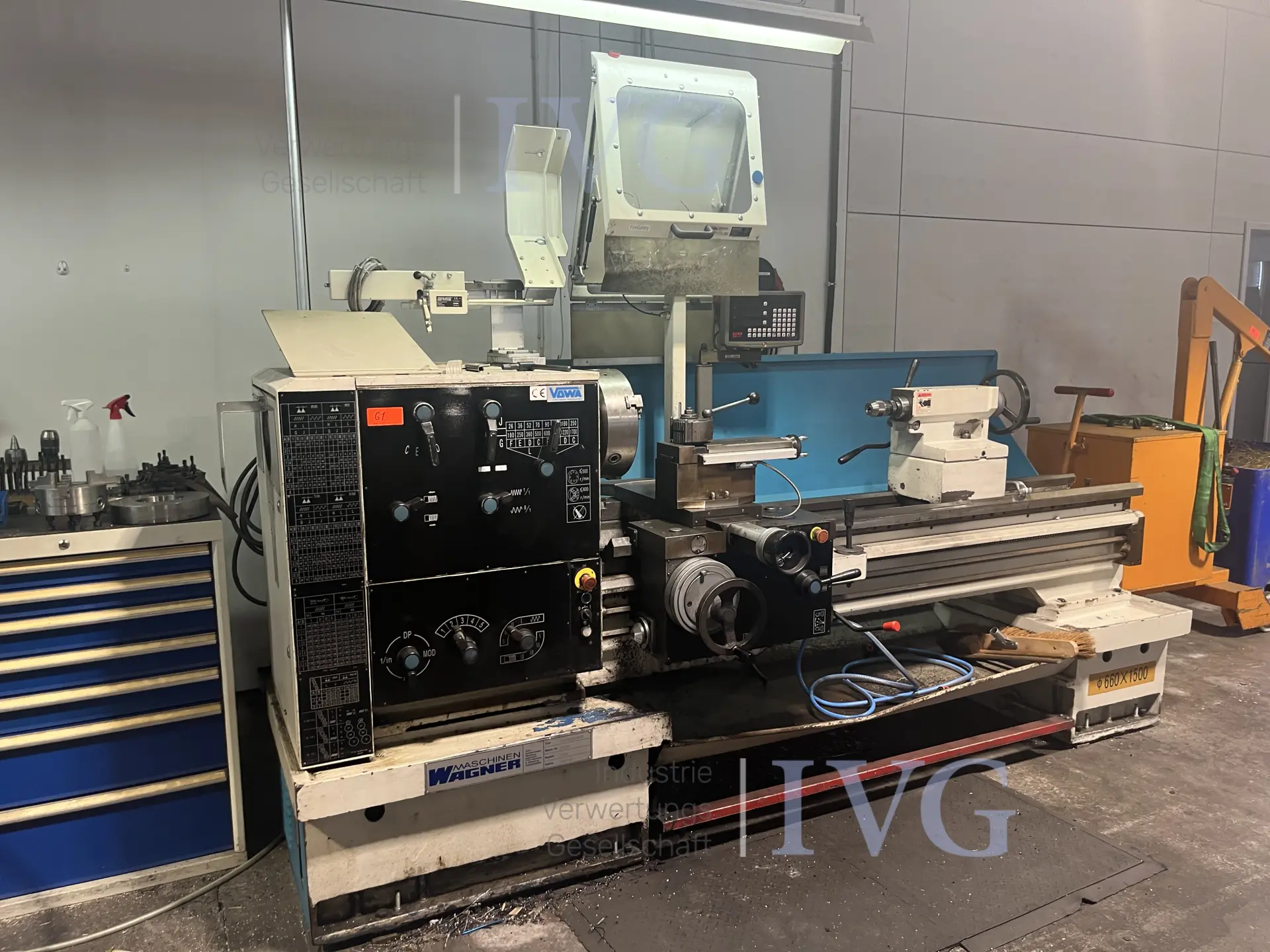 L&Z-Drehmaschine WAGNER DCD 330C-1500